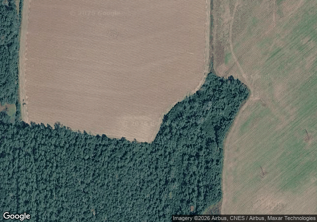 Aerial view of Nixon Farm's Corn Maze in Baker, FL