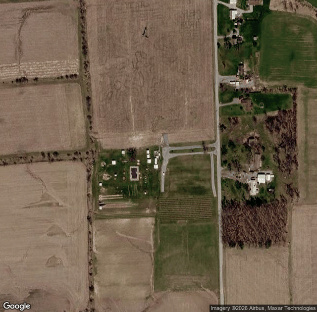 Aerial view of North Folk Farms - Amazing Fall Fun in Waterloo, IN