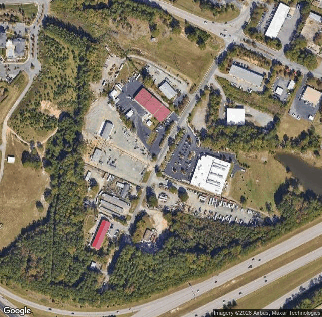 Aerial view of Page Farms in Raleigh, NC