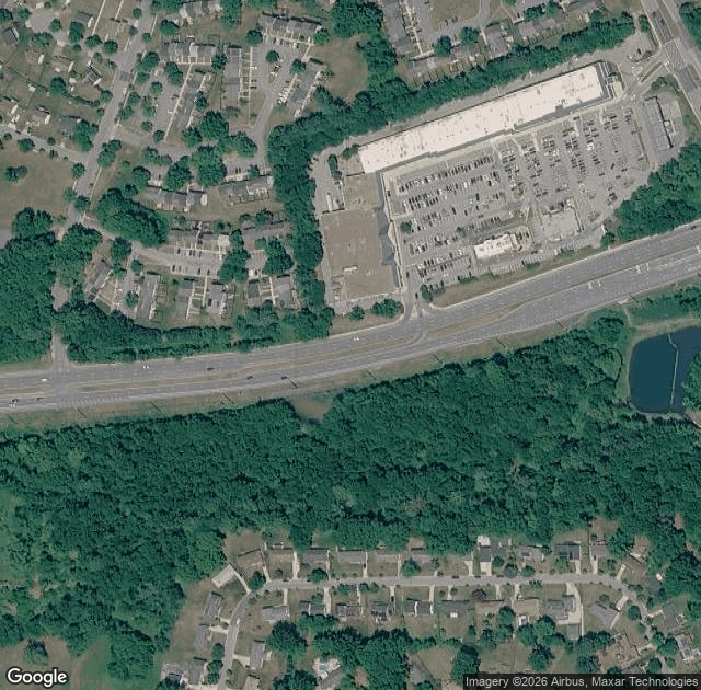 Aerial view of Queen Anne Farm in Mitchellville, MD