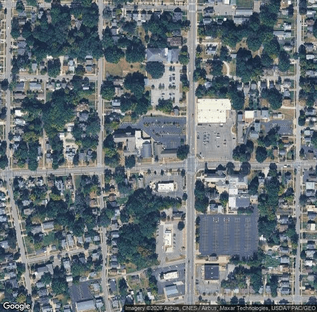Aerial view of Ramseyer Farms in Wooster, OH