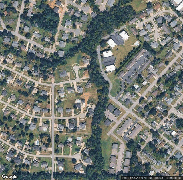 Aerial view of Red Mill Farms in Elizabethtown, KY