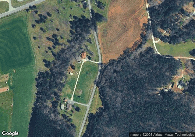Aerial view of Rocky Hollow Patch at Angel Farm in Cave Spring, GA