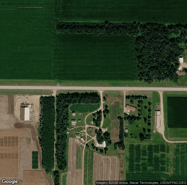Aerial view of Sanderson Gardens in Aurora, SD
