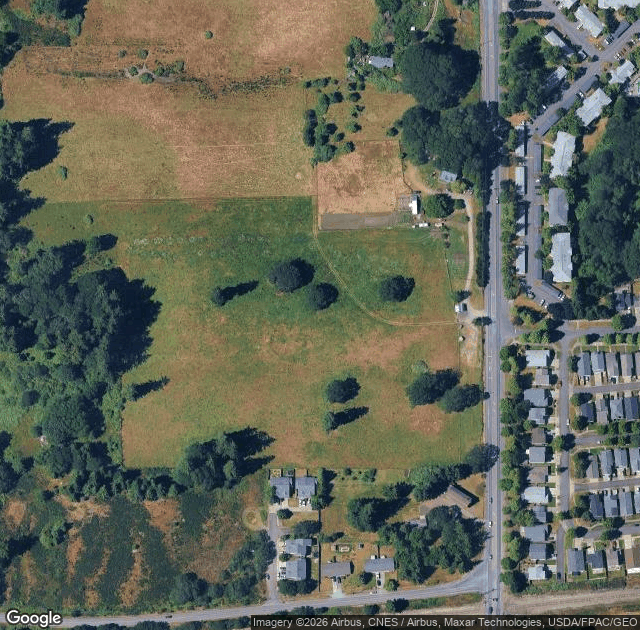Aerial view of Schilter Family Farm in Lacey, WA