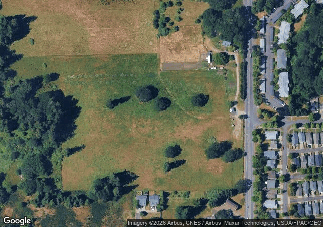 Aerial view of Schilter Family Farm in Lacey, WA