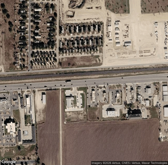 Aerial view of South Texas Maize at Graff 7A Ranch in Hondo, TX