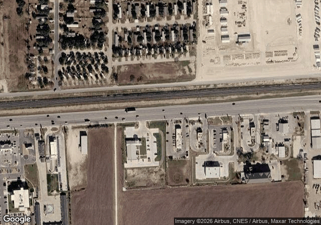 Aerial view of South Texas Maize at Graff 7A Ranch in Hondo, TX