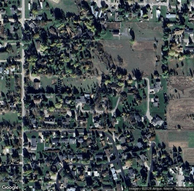 Aerial view of Spearfish Corn Maze & Pumpkin Patch in Spearfish, SD