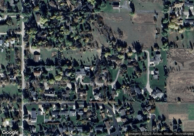 Aerial view of Spearfish Corn Maze & Pumpkin Patch in Spearfish, SD