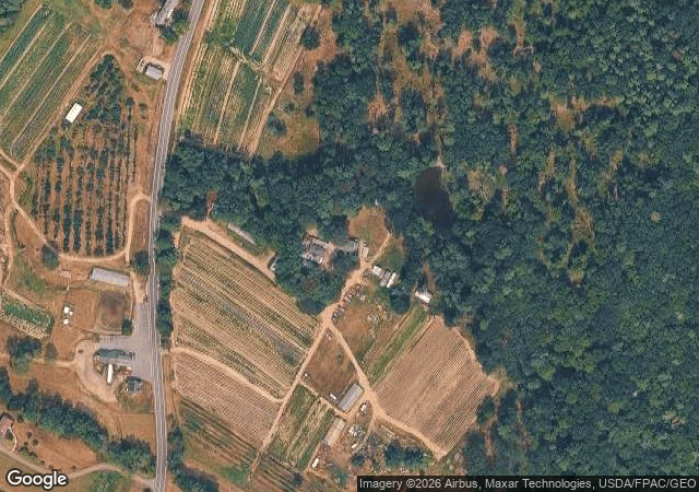 Aerial view of Spiller Farm in Wells, ME