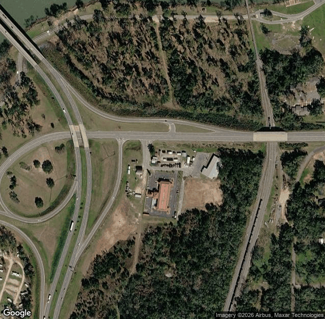 Aerial view of Springhill Farm Octoberfest in Bainbridge, GA