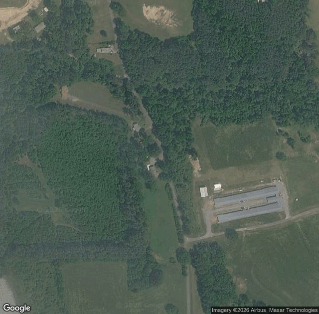 Aerial view of Talleys Fruit Farm in Crossville, AL