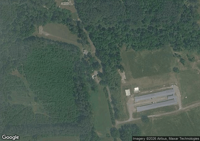 Aerial view of Talleys Fruit Farm in Crossville, AL