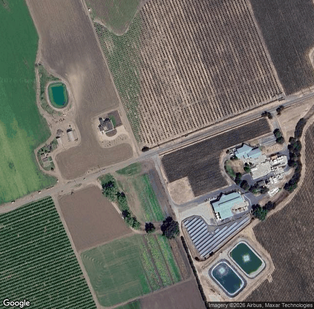 Aerial view of The Pumpkin Patch in San Luis Obispo, CA