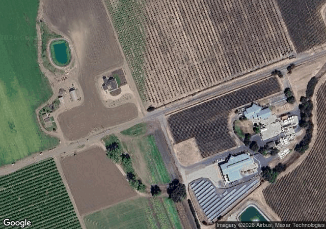 Aerial view of The Pumpkin Patch in San Luis Obispo, CA