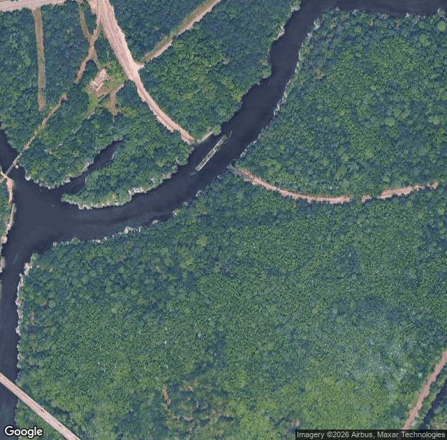 Aerial view of Thompson Farm & Nursery in Conway, SC