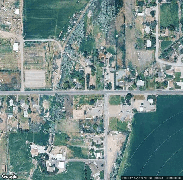 Aerial view of Tubbs Berry Farm in Twin Falls, ID