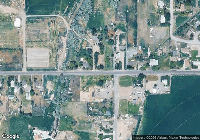 Aerial view of Tubbs Berry Farm in Twin Falls, ID