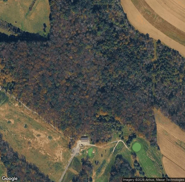 Aerial view of Vale Wood Farms in Loretto, PA