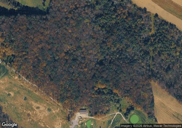 Aerial view of Vale Wood Farms in Loretto, PA