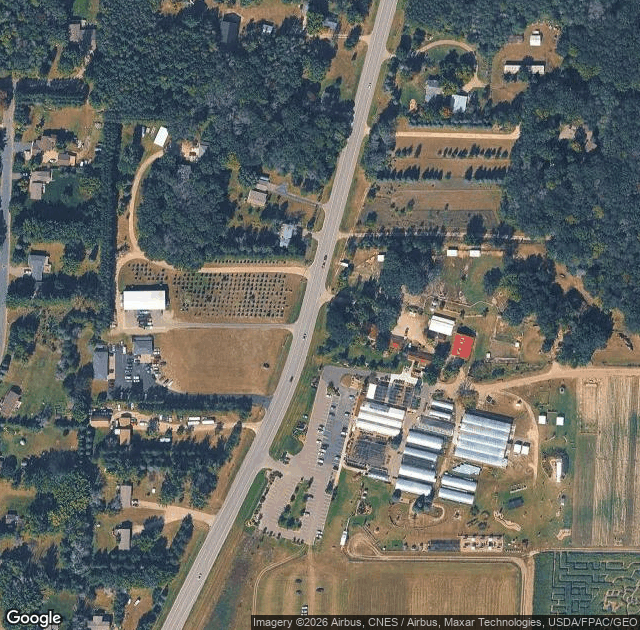 Aerial view of Waldoch Farm in Lino Lakes, MN