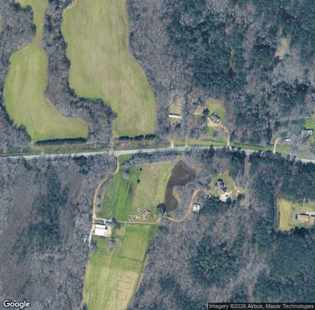 Aerial view of Wall Hill's 3G Farms in Byhalia, MS