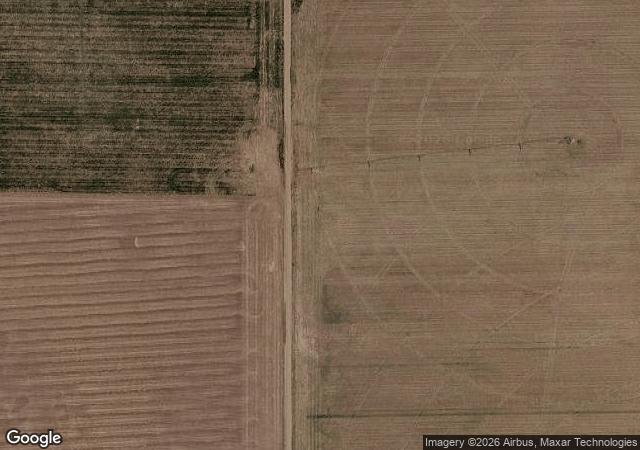 Aerial view of Walter's Pumpkin Patch in Burns, KS