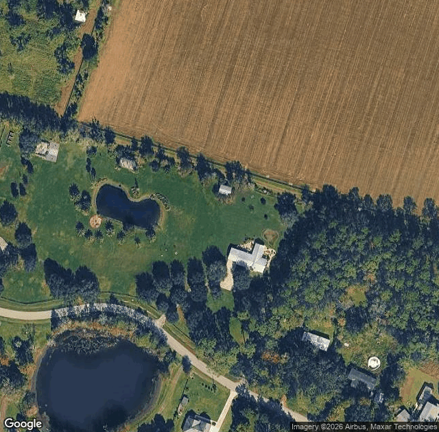 Aerial view of Wesley Wells Farms in St. Augustine, FL