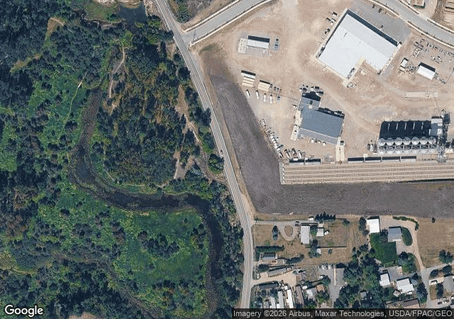 Aerial view of Whitefish Stage Organic Farms - Pumpkin Patch in Kalispell, MT