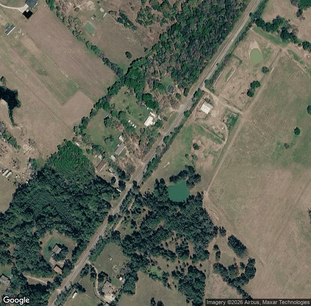Aerial view of Yesterland Farm in Canton, TX