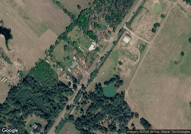 Aerial view of Yesterland Farm in Canton, TX